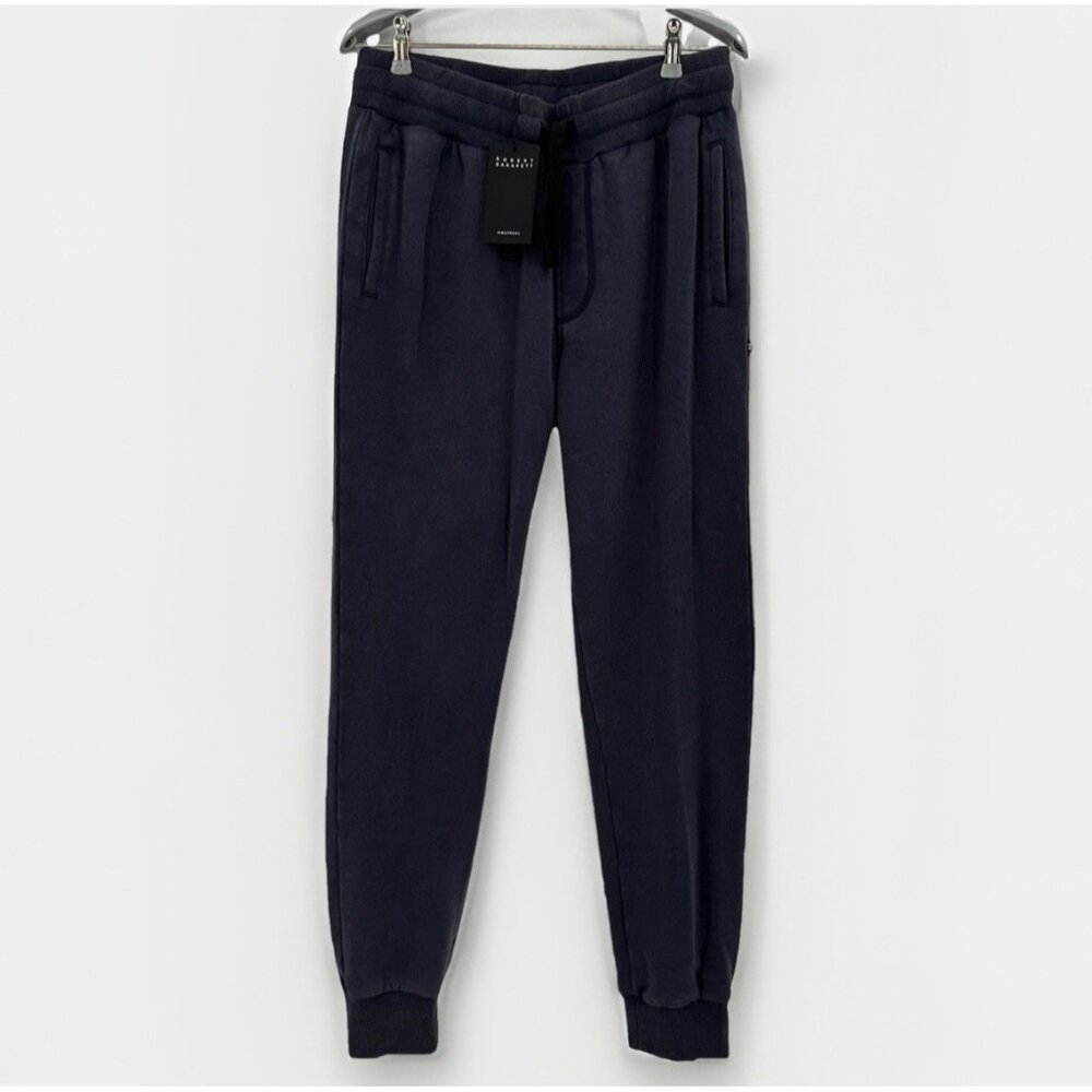 Robert Barakett Men's Fleece Lined Jogger Sweatpants size M Dark Blue Drawstring